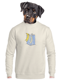 unisex mikina bez kapucne