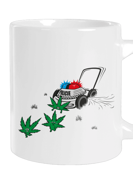 Ganja kríza veľký hrnček White