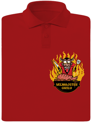 Veľmajster grilu pánska polokošeľa Red Mal