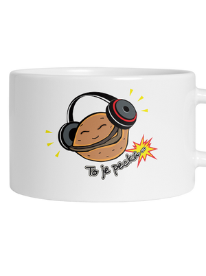 Pecka hrnček makronka White