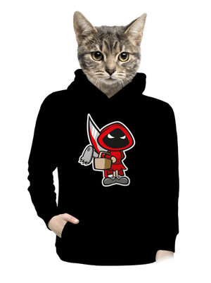 dámska mikina klokanka