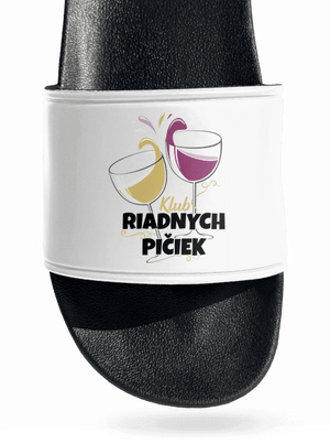 Klub riadnych pičiek šľapky White