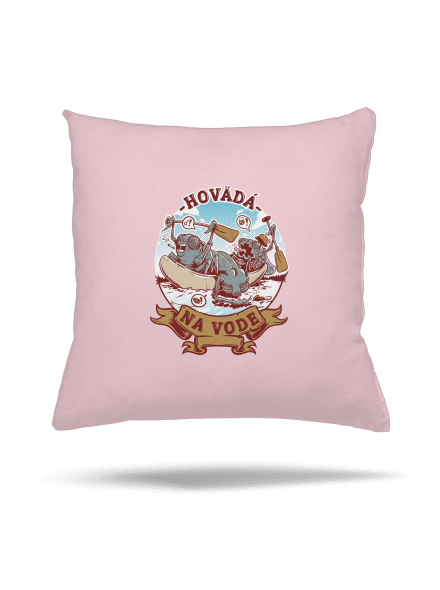 Hovädá na vode vankúš Light Pink