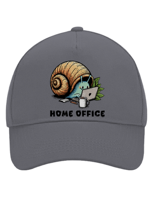 Slimákov home office šiltovka baseballka Graphite grey