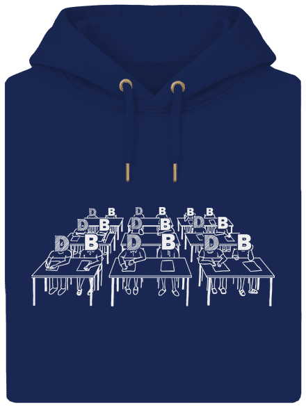 Cimrman: Debil, blbeček unisex mikina premium Navy