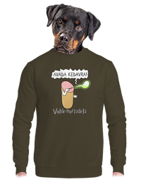 unisex mikina bez kapucne