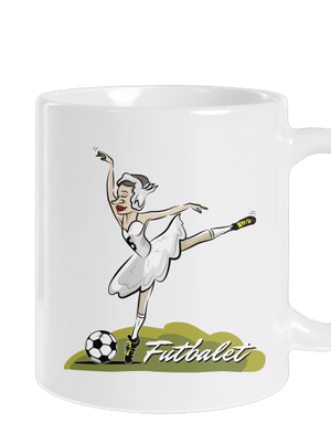 Futbalet klasický hrnček White