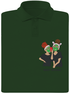 Best aliens pánska polokošeľa Bottle Green Mal