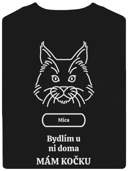 Nemôžem, mám mačku unisex mikina bez kapucne Black