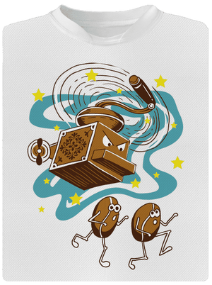 Namelu vás detské športové tričko White