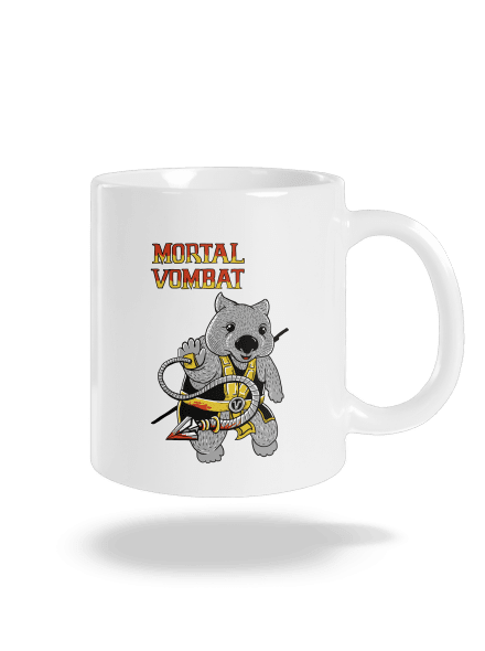 Mortal Vombat klasický hrnček White