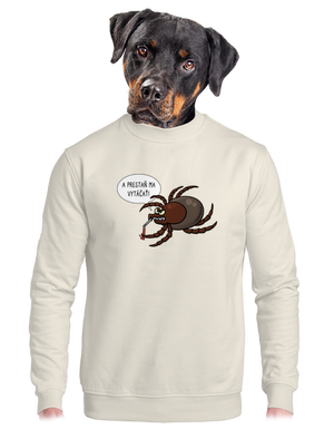 unisex mikina bez kapucne