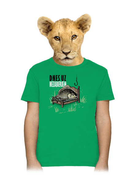 Dnes už nezaberiem detské tričko Kelly Green