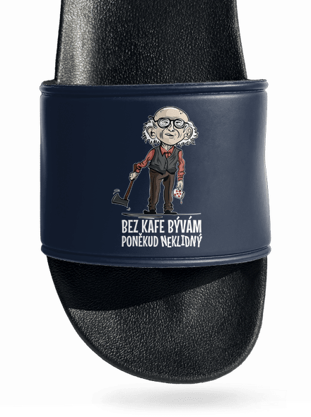 Neklidný bez kafe šľapky Navy