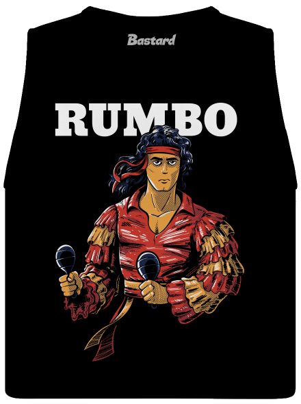 Rumbo dámske tielko voľné Black