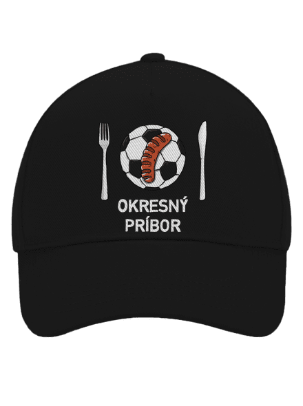 Okresný príbor šiltovka baseballka Black