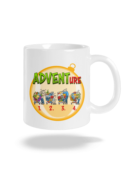 Adventure klasický hrnček White