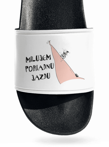 Milujem jazdu šľapky White