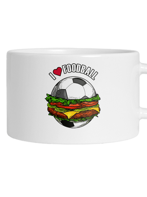 Foodball hrnček makronka White