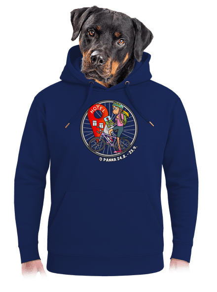 Cyklistický horoskop: Panna unisex mikina premium Navy
