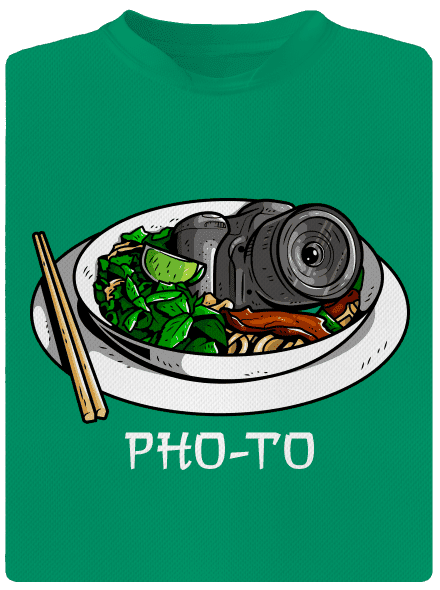 Pho-to detské športové tričko Kelly Green Mal