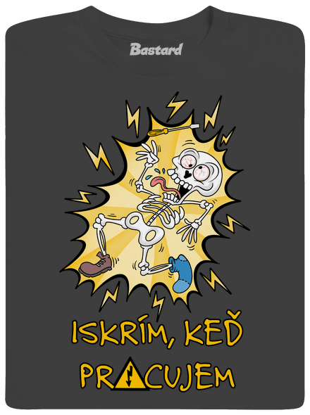 Iskrím pánske tričko Dark Grey