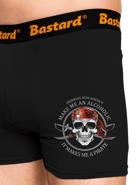 Pirát boxerky Black