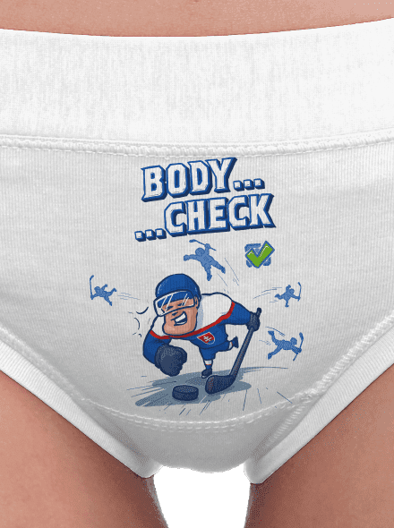 Body check dámske nohavičky White
