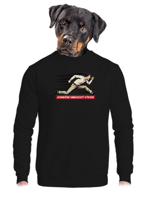 unisex mikina bez kapucne