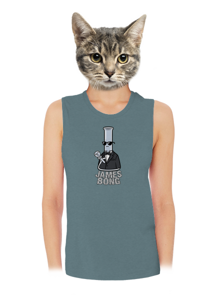 James Bong dámske tielko voľné Heather Deep Teal