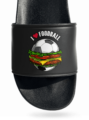 Foodball šľapky Black