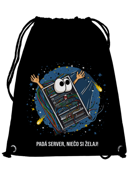 Padá server vak Black
