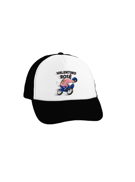 Valentino Rosé šiltovka truckerka Black cap