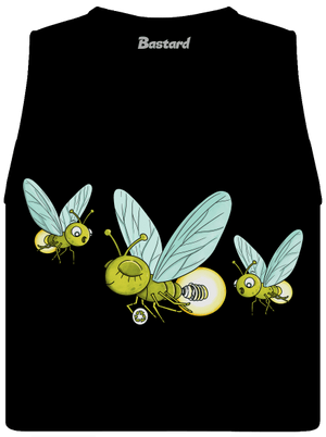 Svetluška dámske tielko voľné Black