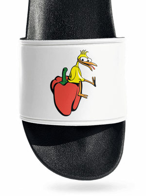 Kura na paprike šľapky White