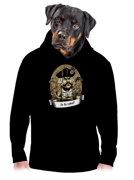 B14: S čerty nejsou žerty pánska mikina klokanka Black