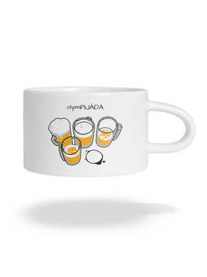 Pijáda hrnček makronka White