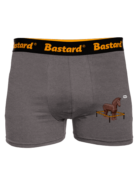 Trójsky kôň boxerky Gray Melange