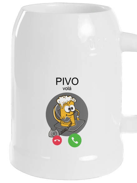 Pívo volá polliter White