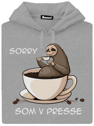 V presse pánska mikina klokanka Light Melange