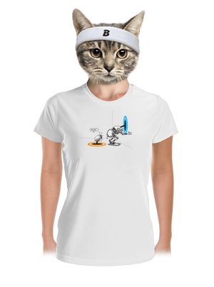 Portal dámske športové tričko White