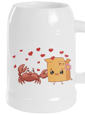 Krab a krabica polliter White