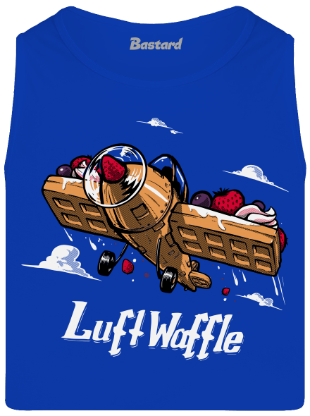 Luftwaffle pánske tielko Royal Blue