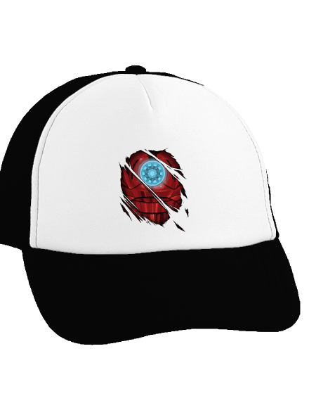 Ironman šiltovka truckerka Black cap