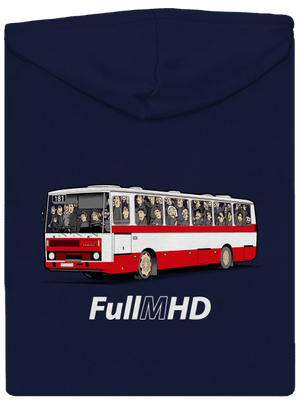 Full MHD pánska mikina na zips Navy