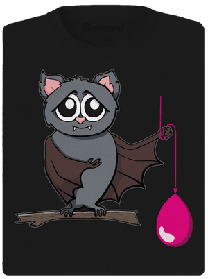 Netopier dámske športové tričko Black