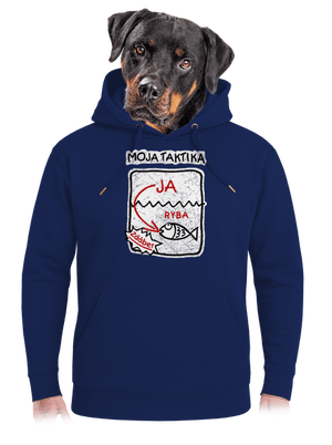Rybárska taktika unisex mikina premium Navy