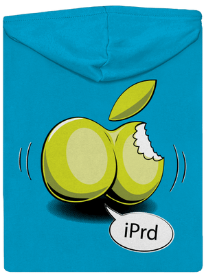 iPrd dámska mikina na zips Blue Atol