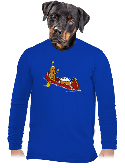 Rumáci pánske dlhý rukáv Royal Blue