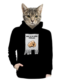 dámska mikina klokanka